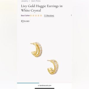 Kendra Scott Livvy double hoop earrings